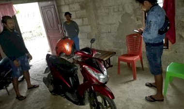 Buser-Polres-TTU-Amankan-Satu-Unit-Motor-Titipan-Orang-Tak-Dikenal