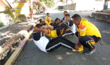 Polres-TTU-Gelar-Tes-Kesamaptaan-Jasmani-dan-Bela-Diri-Polri-Semester-2
