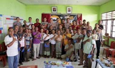 Jumat-Curhat-di-Desa-Boronubaen,-Kapolres-TTU-:-Polisi-Terus-Monitor-Tahapan-Pilkades