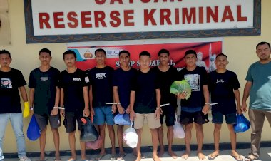 Satreskrim-Polres-TTU-Limpahkan-Tersangka-dan-BB-Kasus-Pembunuhan-di-Kompleks-BTN-Kilometer-9-ke-JPU