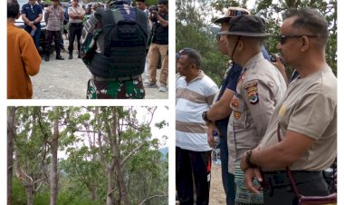 Polsek-Miomaffo-Barat-Polres-TTU-Ikut-Penghijauan-di-Bukit-Bijaelsunan