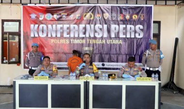 Konferensi-Pers,-Polres-TTU-Ungkap-Motif-dan-Ancaman-Hukuman-Bagi-Pelaku-Pembunuhan-Bayi-oleh-Ibu-Kandung
