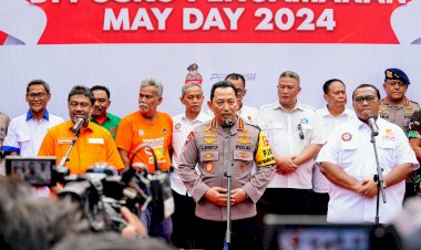 Aksi-May-Day,-Kapolri-Komit-Bentuk-Timsus-Lindungi-dan-Kawal-Hak-Buruh