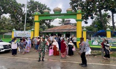 Kolaborasi-Polres-TTU-dan-Kodim-Lakukan-Pengamanan-Shalat-Ied