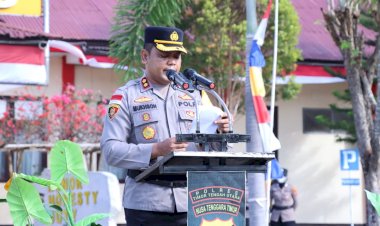 Kapolda-NTT-Tegaskan-Netralitas-Polri-dalam-Pemilu-2024-:-Arahan-Kapolres-TTU-pada-Apel-Pagi