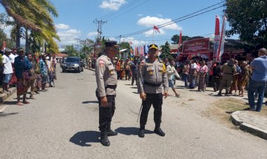 213-Personil-Polres-TTU-Dikerahkan-Mengamankan-Proses-Pendaftaran-Paket-Tulus