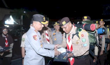Sukseskan-Upaya-Menanggulangi-Kebakaran,-Kapolres-Lepas-Kontingen-Ikuti-Jambore-Karhutla-2025