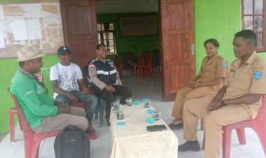 Bhabinkamtibmas-Desa-Maurisu-Ingatkan-Bahaya-Miras,-Titik-Beratkan-Dampak-Sosial-dan-Hukum