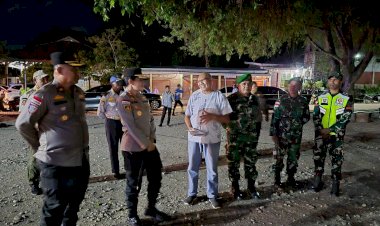 Kapolres-TTU-dan-Dandim-1618/TTU-Pimpin-Patroli-Gabungan-Jelang-Tri-Hari-Suci