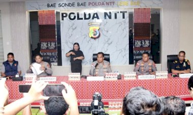 Kapolda-NTT-Pimpin-Langsung-Konferensi-Pers,-Jaringan-Rokok-Ilegal-Internasional-di-Perbatasan-RI-RDTL-Berhasil-Dibongkar