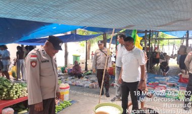 Antisipasi-Miras,-Judi-dan-Kemacetan,-Polsek-Insana-Utara-Gelar-K2RYD-di-Pasar-Wini