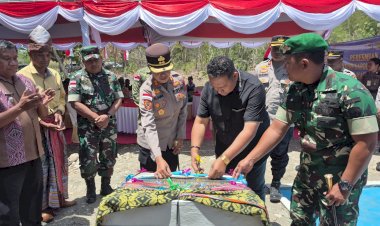 Sumur-Bor-Bantuan-Kapolda-NTT-Diresmikan,-35-KK-di-Dusun-Beba-Kini-Nikmati-Akses-Air-Bersih