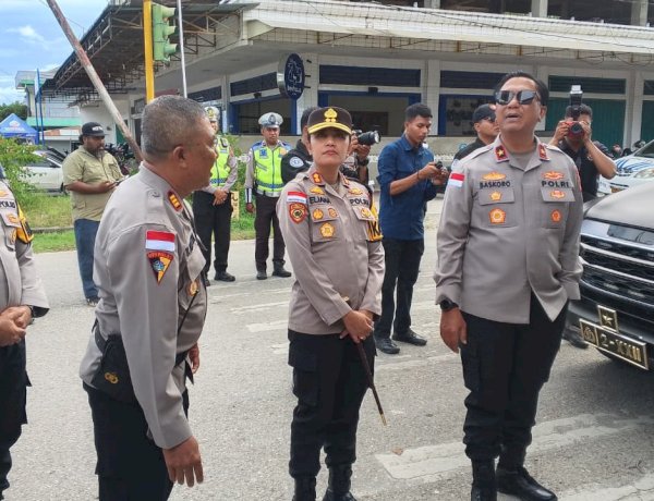 Wakapolda NTT Tinjau Pos Terpadu Operasi Lilin Turangga 2025 di TTU