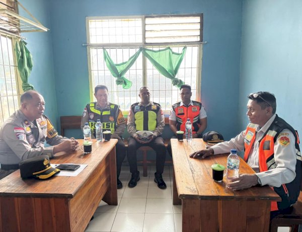 Sinergitas Polri dan Dinas Perhubungan: Wakapolres TTU Bahas Evaluasi Transportasi Publik