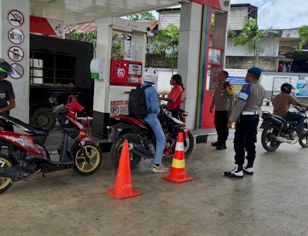 Wujudkan Stabilitas dan Rasa Aman, Polres TTU Intensifkan Patroli Presisi di Sejumlah SPBU Kota Kefamenanu