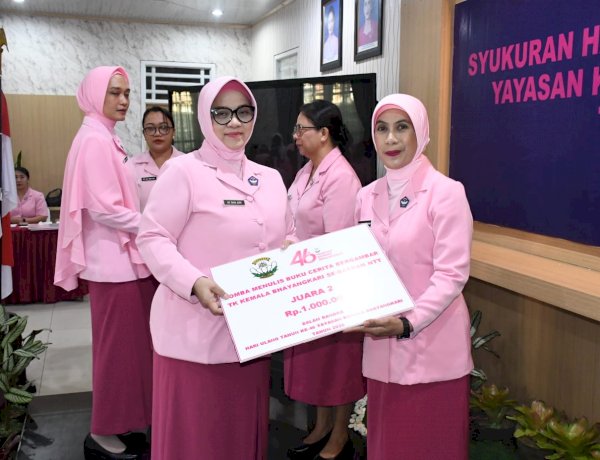 TK Kemala Bhayangkari 03 TTU Sabet Juara II Lomba Menulis Cerita Bergambar Jajaran Polda NTT