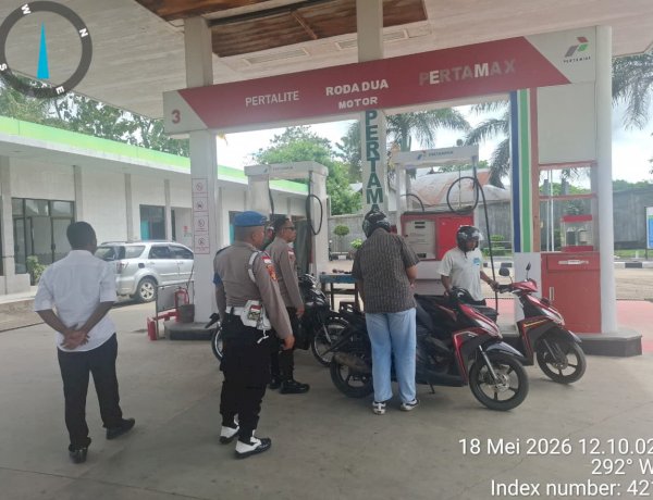 Antisipasi Gejolak Kenaikan Harga Bbm, Polres Timor Tengah Utara Gencarkan Patroli Presisi Dan Deteksi Dini Di Sejumlah SPBU