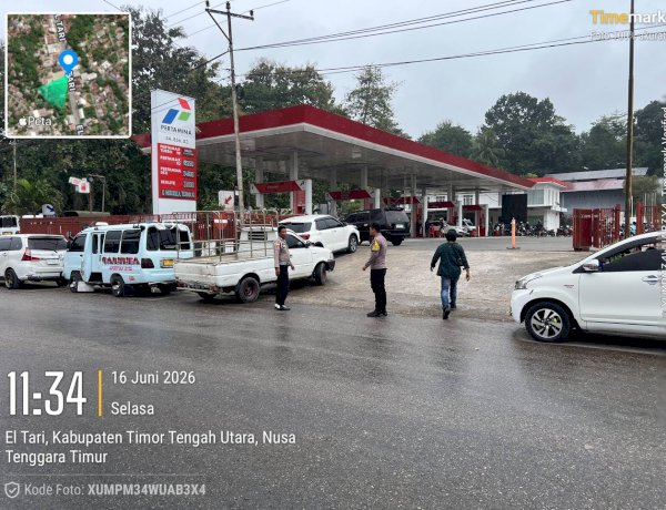 Polres TTU Gelar Patroli Presisi Guna Jamin Kamtibmas dan Antisipasi Gejolak Harga dan Kelangkaan BBM