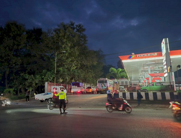 Ciptakan Rasa Aman dan Nyaman Bagi Pengguna Jalan, Sat Lantas Polres TTU Gelar Gatur Sore dan Penertiban Humanis