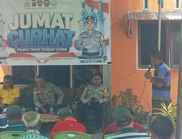 Jumat Curhat Polres TTU, Warga Maubeli Sampaikan Keluhan, Polisi Siap Tindak Lanjuti Aspirasi Masyarakat