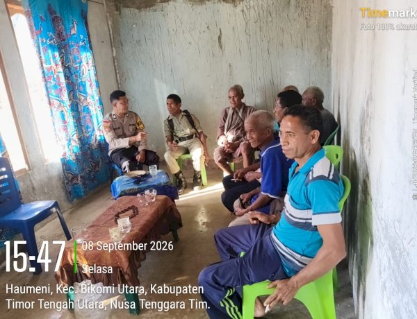 Patroli Dialogis Polsubsektor Bikomi Utara Perkuat Rasa Aman Masyarakat di Wilayah Perbatasan