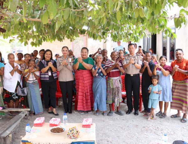 Polres Ttu Hadir Di Tengah Masyarakat, Program Polisi Peduli Pengangguran Dorong Pemuda Besnaen Miliki Keterampilan Kerja