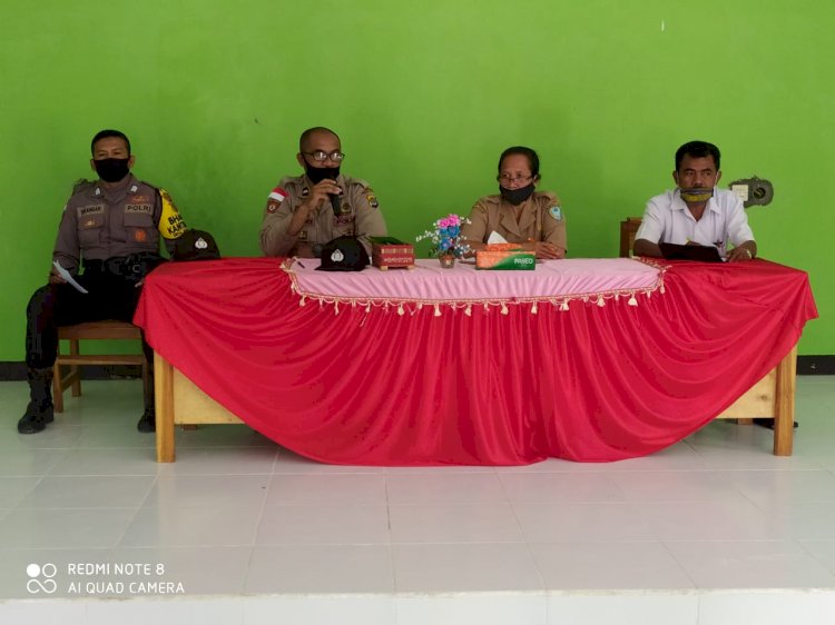 Rapat persiapan launching Kampung Tangguh Desa Noebaun digelar.