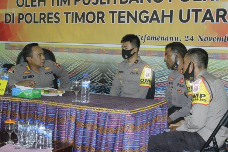 Puslitbang Polri melaksanakan Supervisi serta Penelitian penegakan hukum dengan sistim FGD.