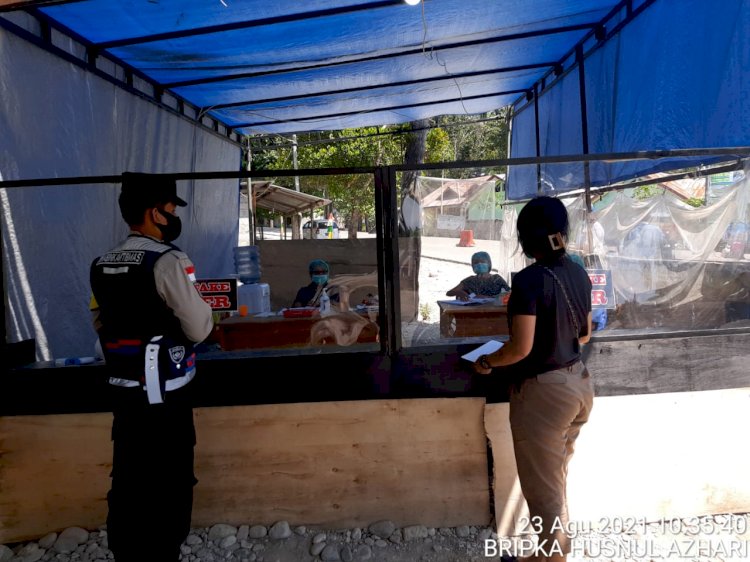 Hendak Masuk ke TTU, 12 Orang PPDP Dari Luar Pulau Timor Diperiksa di Posko Oeprigi
