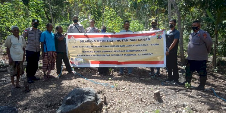 Operasi Bina Karuna Polres TTU : Bakar Hutan Dipidana Maksimal 12 Tahun