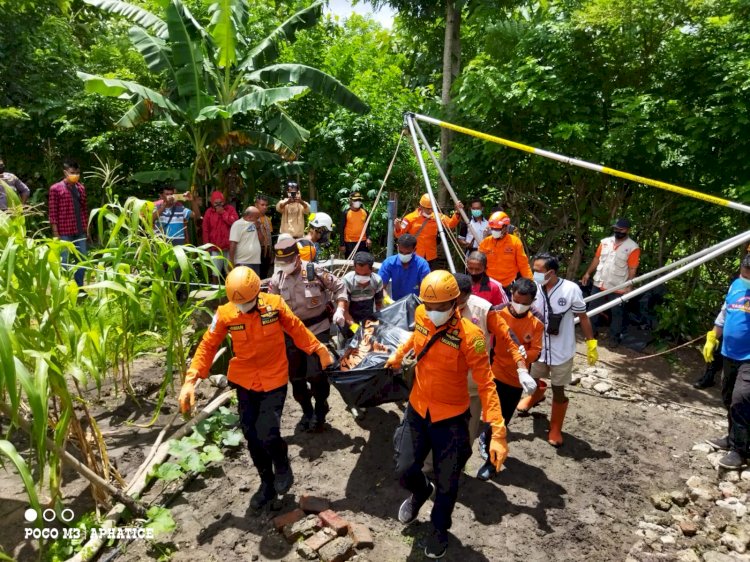 Polres TTU Bantu Basarnas NTT Evakuasi Warga Maubeli yang Ditemukan Tewas dalam Sumur