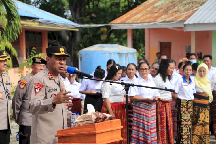 SMA Negeri 1 Kupang Timur, Kapolda NTT Beri Tantangan Kepada Para Pelajar saat Safari Kamtibmas