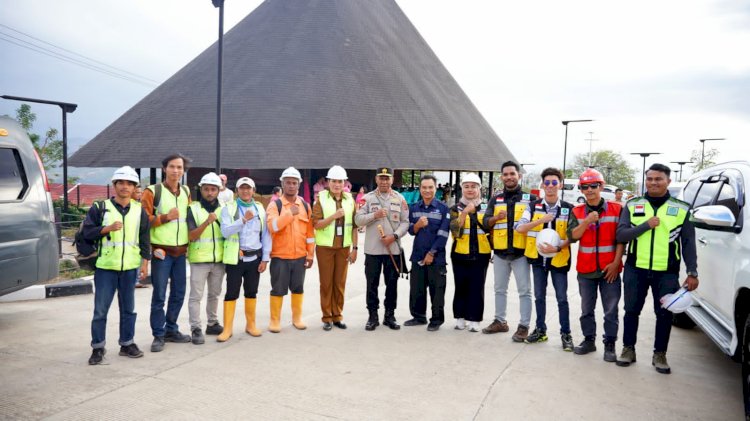 Kunjungi Pos PLBN Napan, Kapolda NTT : Bersama Menjaga Beranda Depan NKRI