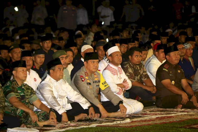 Laksanakan Doa Bersama, Kapolda Riau: Puncak dari Cooling System Wujudkan Pemilu Damai