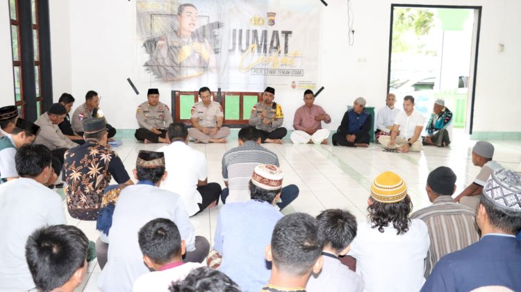 Jumat Curhat Tingkat Polres TTU di Masjid Nurul Iman Kiupukan, Kapolres TTU Imbau Jaga Kamtibmas Jelang Pemilu