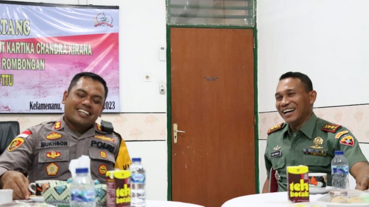 Jalin Kerjasama TNI-Polri Jelang Pemilu 2024, Kapolres TTU Temui Dandim 1618/TTU