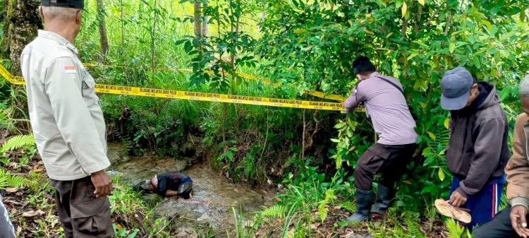 Penemuan Mayat di Desa Eban, Wakapolres TTU Pimpin Anggota Lakukan Langkah Kepolisian