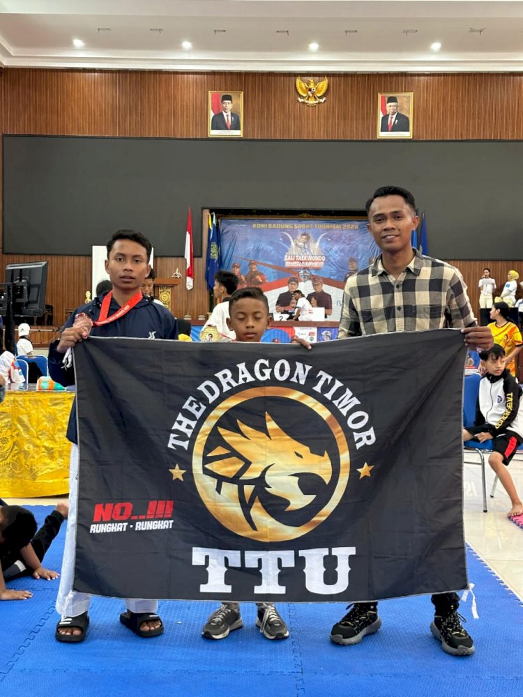 Prestasi Gemilang Dua Anak Anggota Polri Membawa Nama Polres TTU Menjuarai Turnamen Taekwondo Championship di Bali