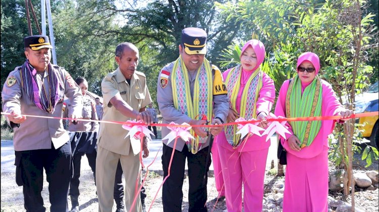 Sinergi Pemerintah, Polri, dan Masyarakat : Perwujudan Sumur Bor Menuju Akses Air Bersih dan Penanggulangan Stunting Kampung Naen