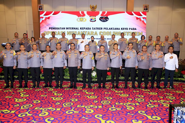 NCS Polri Minta Polda Lampung Optimalkan Coolling System Jelang Pilkada