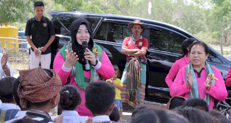 Ketua Bhayangkari Cabang TTU “Pendidikan yang memadai serta dukungan kebutuhan gizi adalah faktor penting dalam membentuk generasi yang sehat dan cerdas”