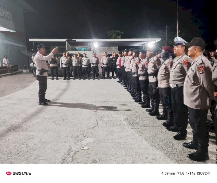 Polres TTU Kerahkan 206 Personel Amankan Debat Publik Tahap 3 Paslon Bupati TTU