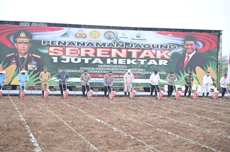 Permudah Petani Jual Hasil Panen, Polda Kalbar dan Pemkab Bengkayang Bangun Pabrik Jagung