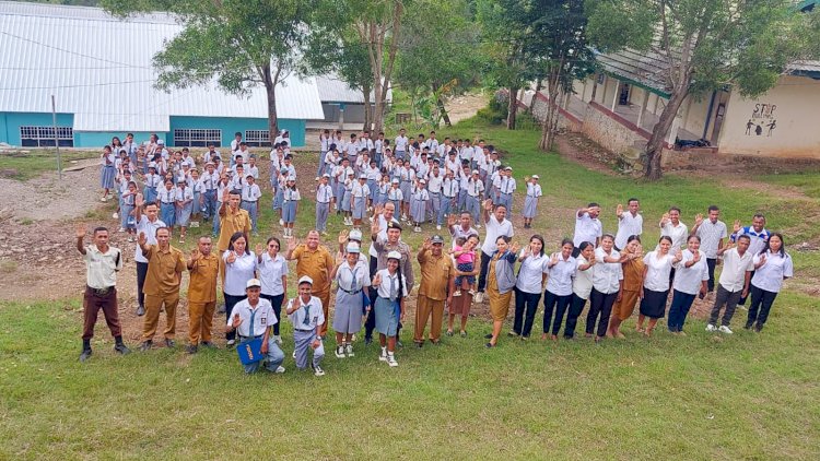 Pospol Bijaepasu Polres TTU Gencar Sosialisasi ke Sekolah, Tekan Angka Kenakalan Remaja di Kabupaten TTU