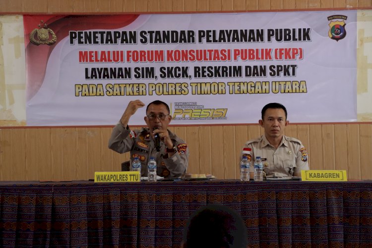Masukan Masyarakat Jadi Acuan, Polres TTU Siapkan Peningkatan Pelayanan Publik