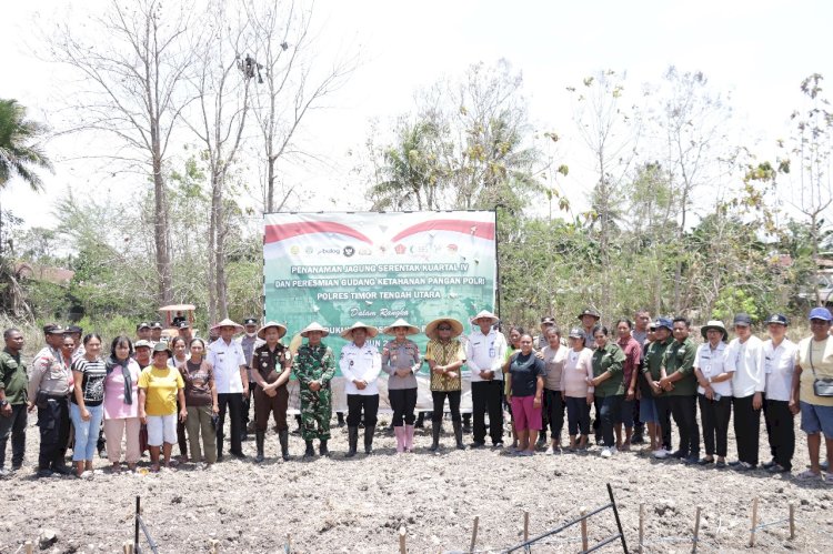 Dukung Program Asta Cita Kapolda Luncurkan Program NTT Lumbung Jagung Targetkan 69 Hektar Lahan di TTU