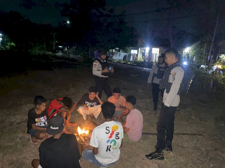 Jamin Kenyamanan Akhir Pekan, Raimas Sat Samapta Polres TTU Intensifkan Patroli Kota