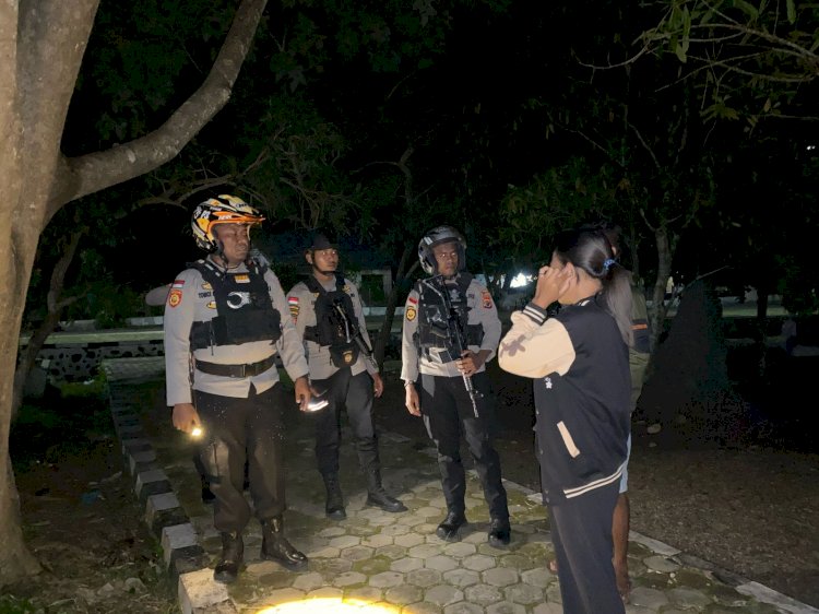 Patroli Humanis Raimas Sat Samapta Polres TTU: Galang Muda-Mudi Cegah Potensi Negatif Malam Hari