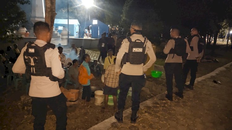 Tingkatkan Rasa Aman Warga, Sat Samapta Polres TTU Intensifkan Patroli Dialogis di Kefamenanu