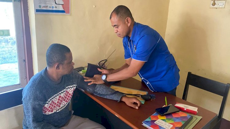 Pelayanan Promotif-Preventif di Poliklinik Bhayangkara Polres TTU; 3 Anggota Polri dan ASN Manfaatkan Layanan Konsultasi dan Cek Kesehatan Rutin